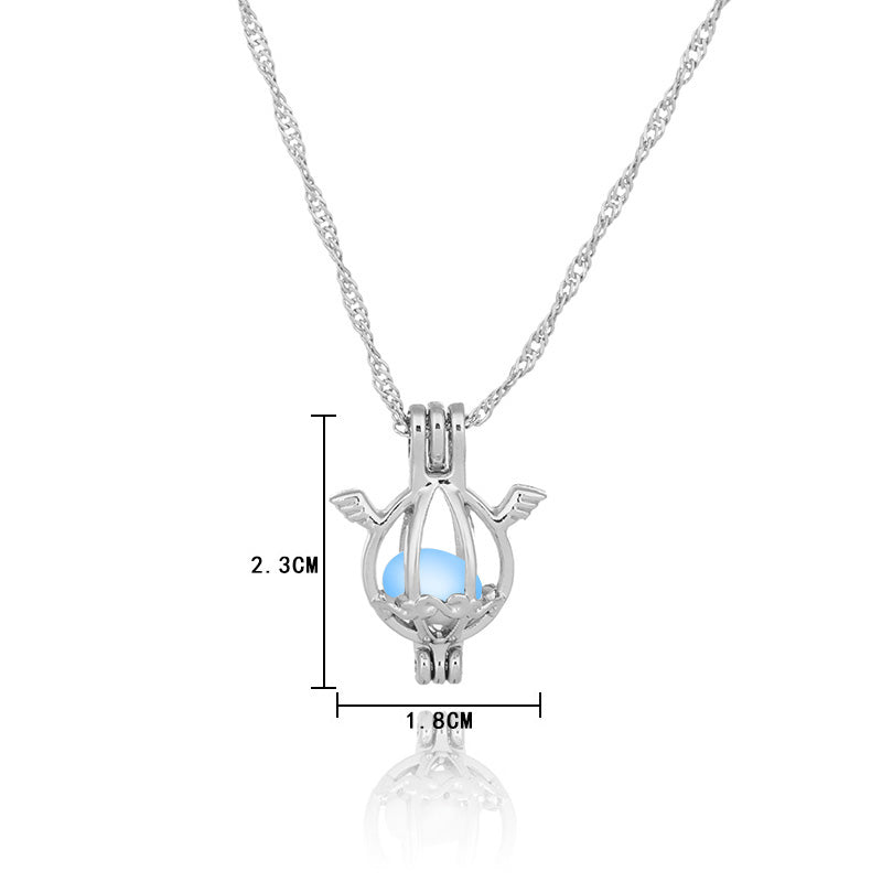 Colorful glow-in-the-dark Angel Diy Necklace