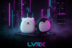 Two cartoon-style hand warmers, one polar bear and one penguin, on a textured white surface.
