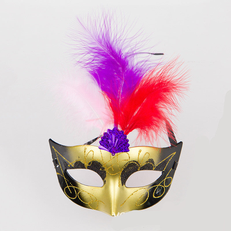 Feather glow headgear