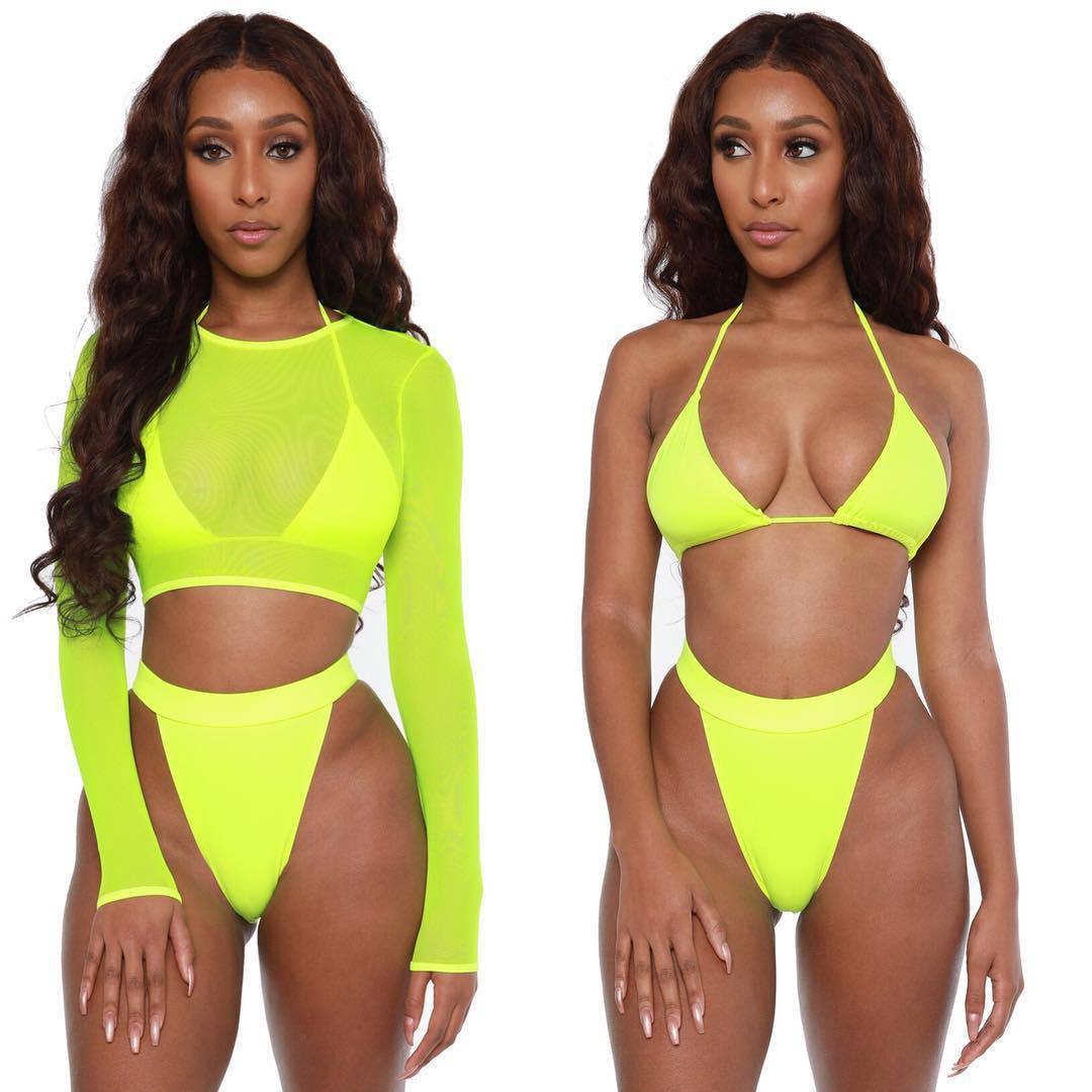 Neon Green Bikini Set