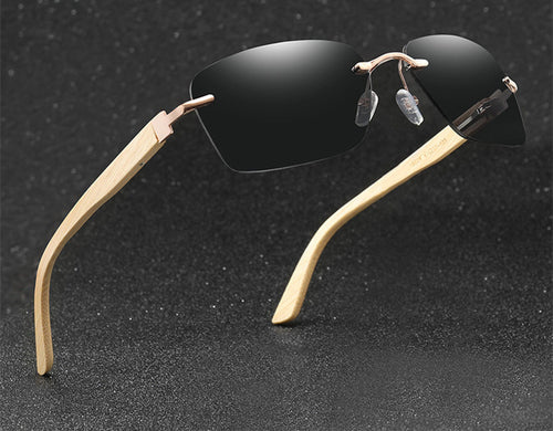 Bamboo Square Frameless Shades