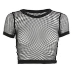 Erotes Fishnet Rave Top