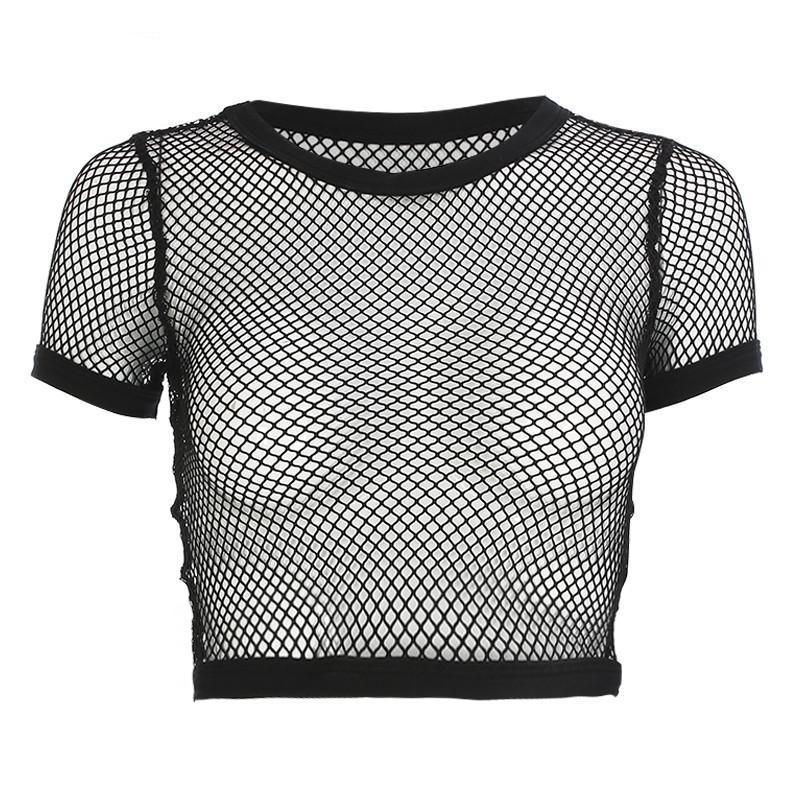 Erotes Fishnet Rave Top