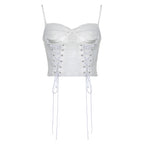Lace V-Neck Sling Vest