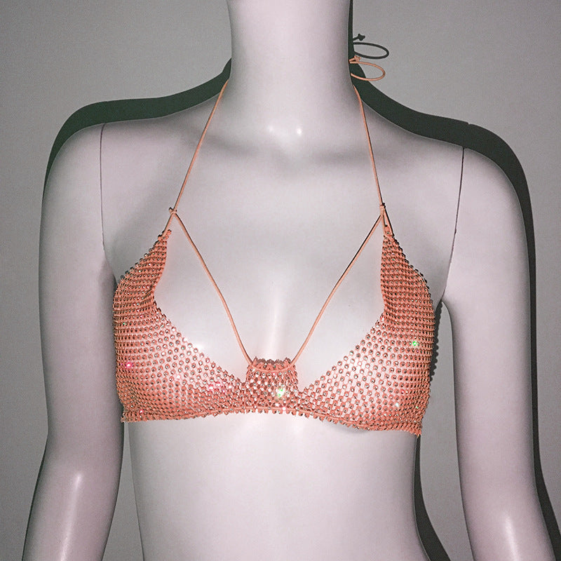 Rhinestone Strap Festival Outfit