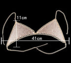 Festival Boho Body Metal Chain Bra II
