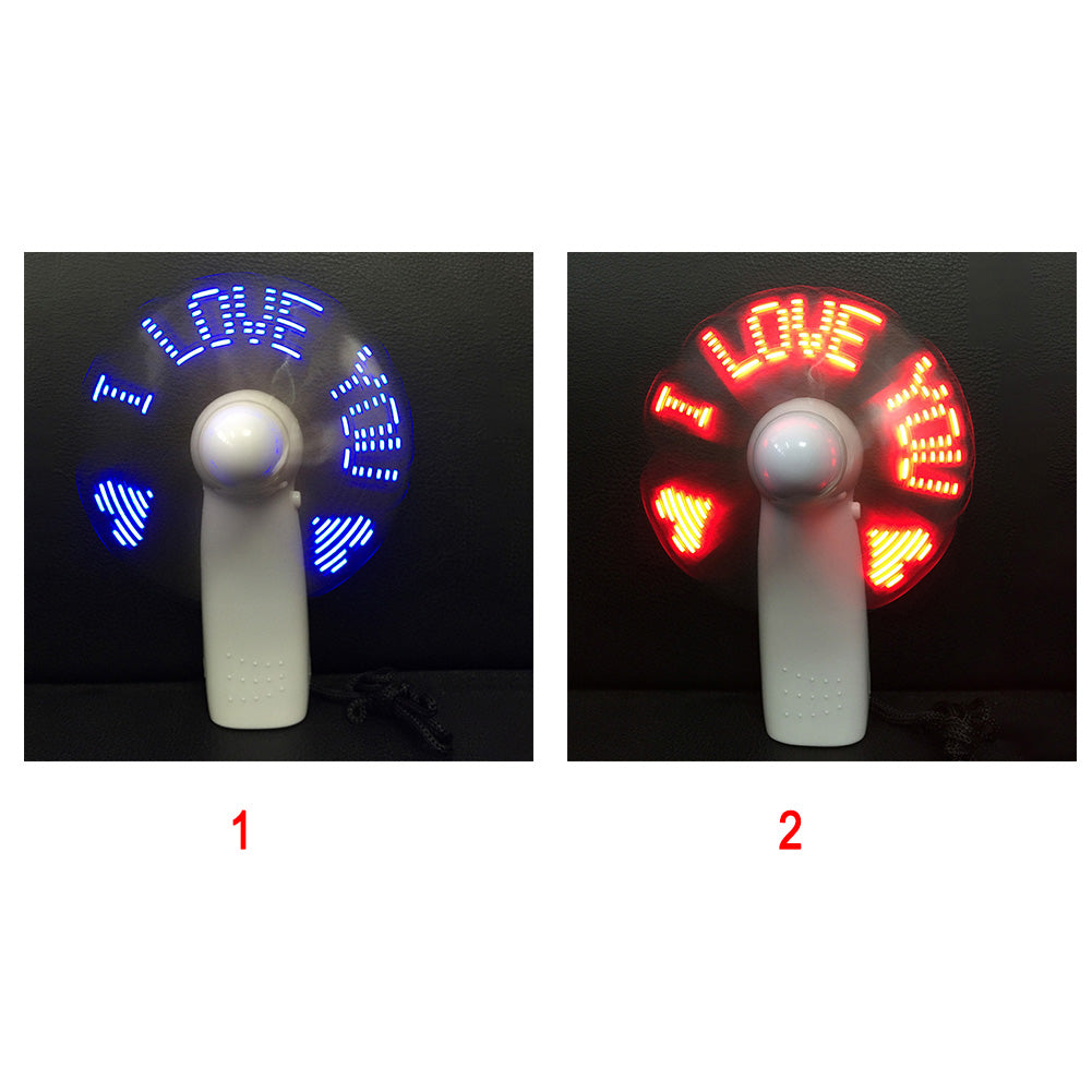 Handheld Flash Glow Fan