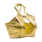 Metallic Rave Crop