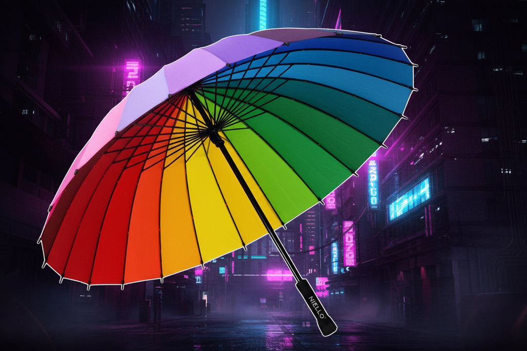 Rainbow Festival Umbrella