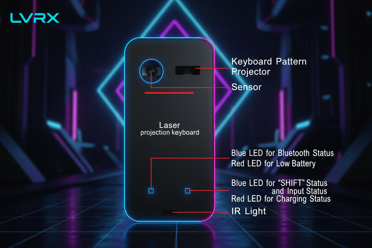 Diagram of a phone's front view with labeled components on a white background