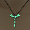 Glow In The Dark Dragon Sword Necklace
