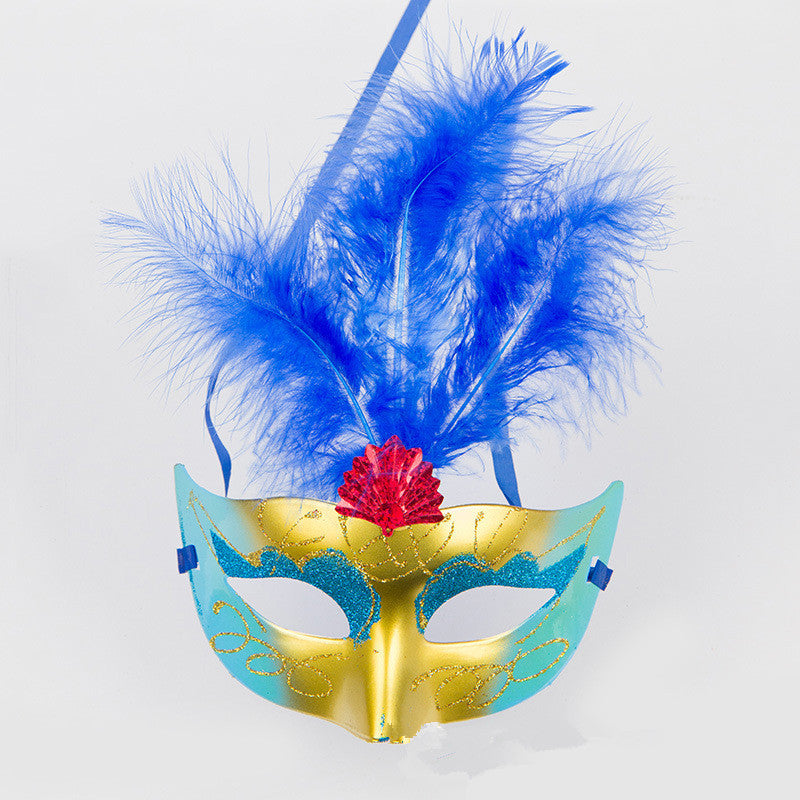 Feather glow headgear