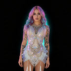 Fish Print Rave Suit