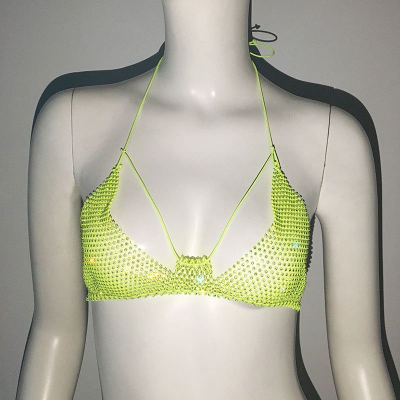 Rhinestone Strap Festival Outfit