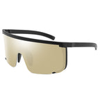 Oversized Moto Shield Shades