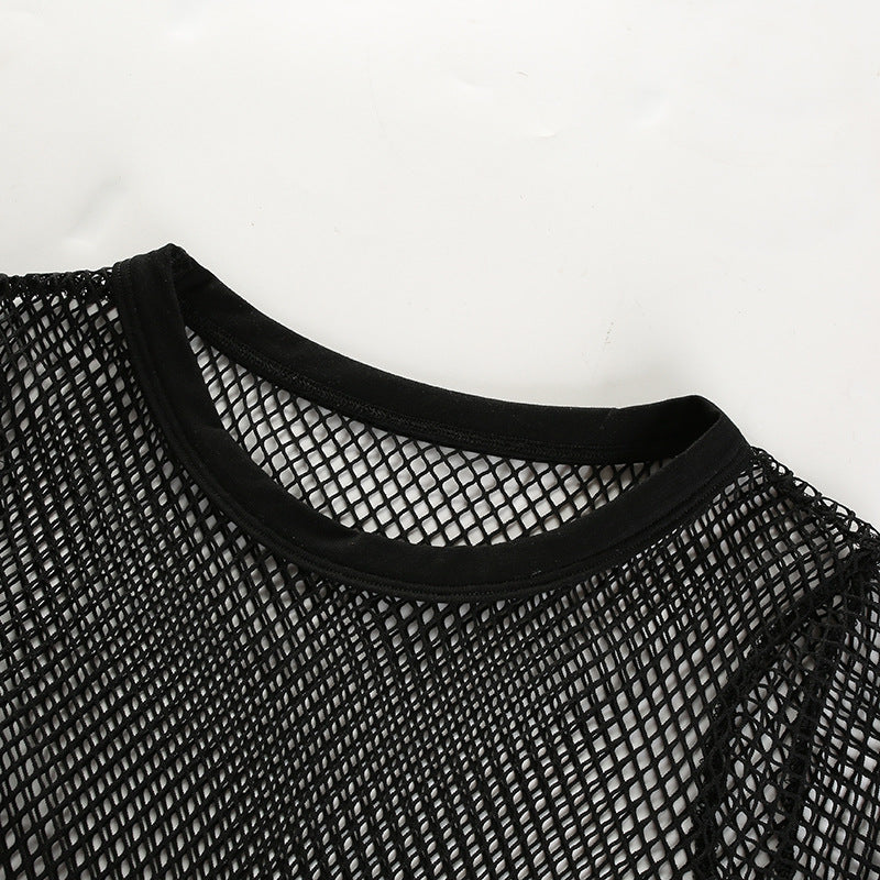Erotes Fishnet Rave Top