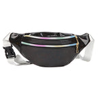Double Pocket Holographic Fanny Pack