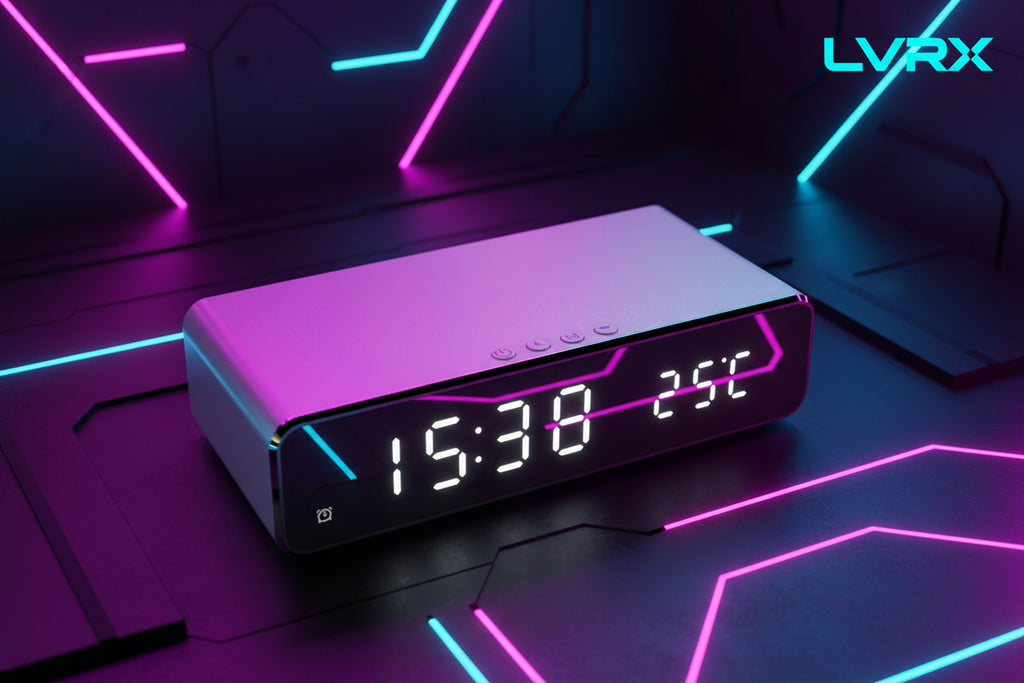 Digital clock with LED display 