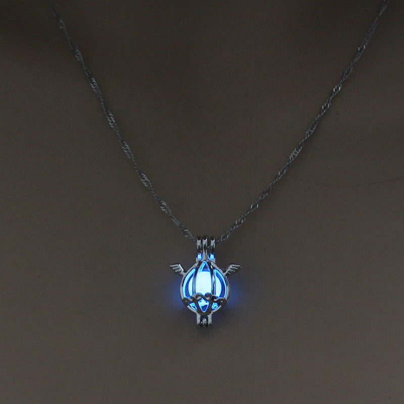 Colorful glow-in-the-dark Angel Diy Necklace