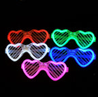Heart Disco Glow Visor