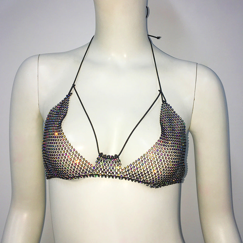 Rhinestone Strap Festival Outfit