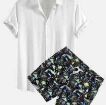 Reflective Shorts Men's Glow-In-The-Dark Jogging Yoga Pants