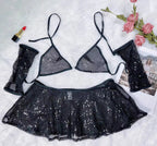 Pearl Sequin Club Set