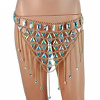 Belly Waist Chain & Bra Festival Set