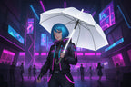Neon Glow Flashlight Umbrella