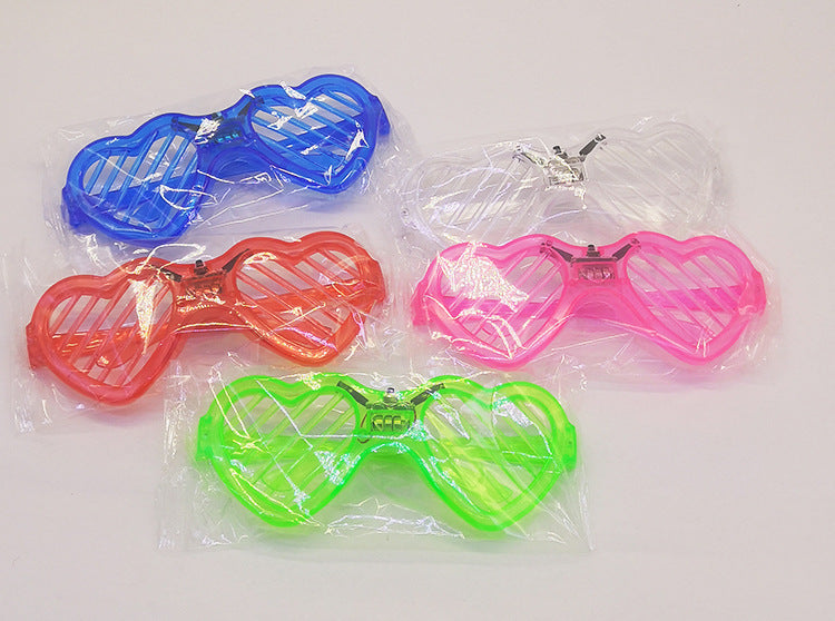 Glow Bar Disco Glasses Heart Heart Cold Light