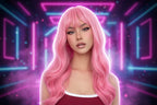 Curly Full Bang Wig
