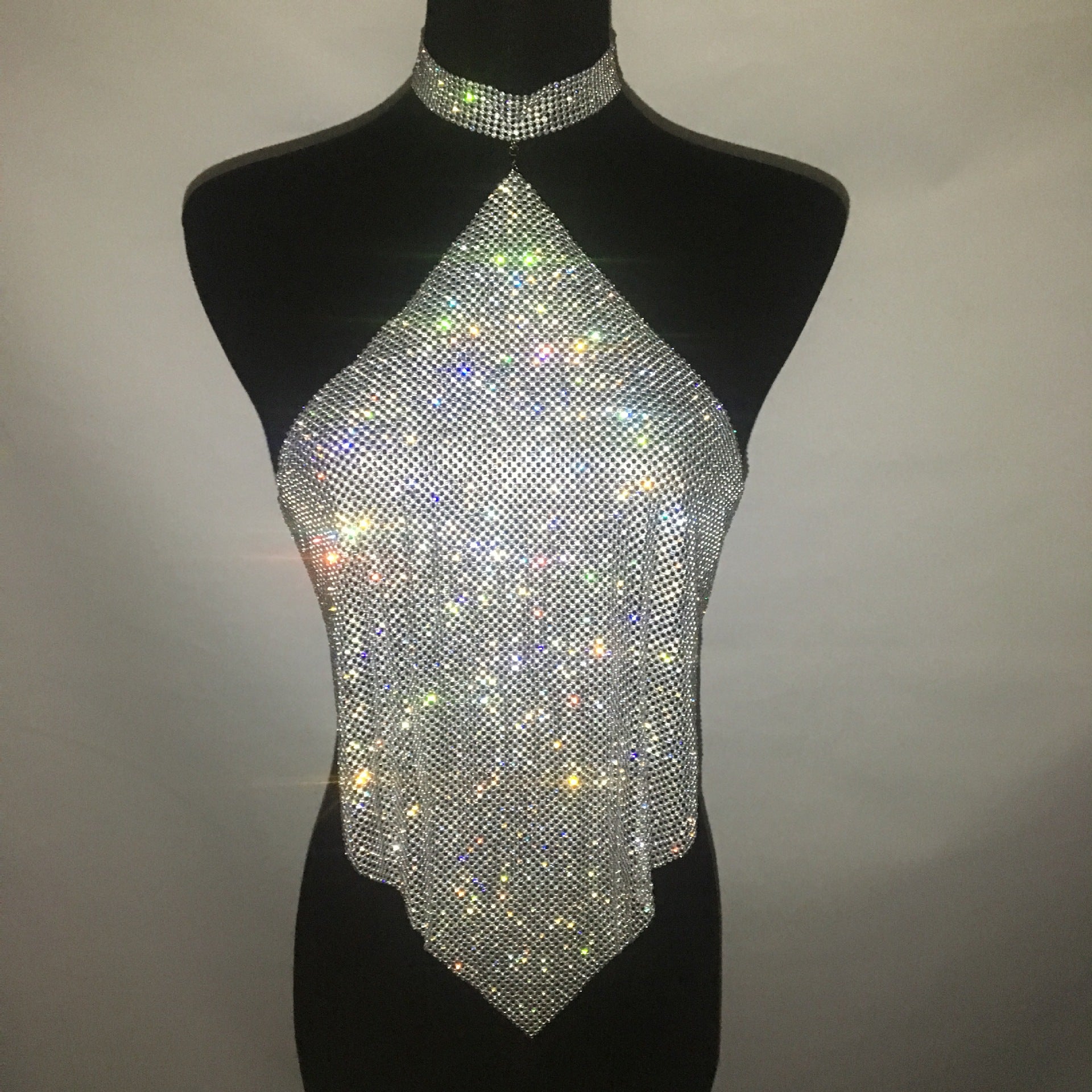 Off Shoulder Top Music Festival Carnival Body Chain
