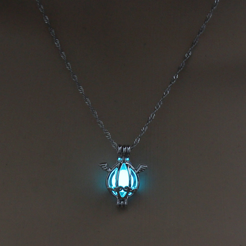 Colorful glow-in-the-dark Angel Diy Necklace