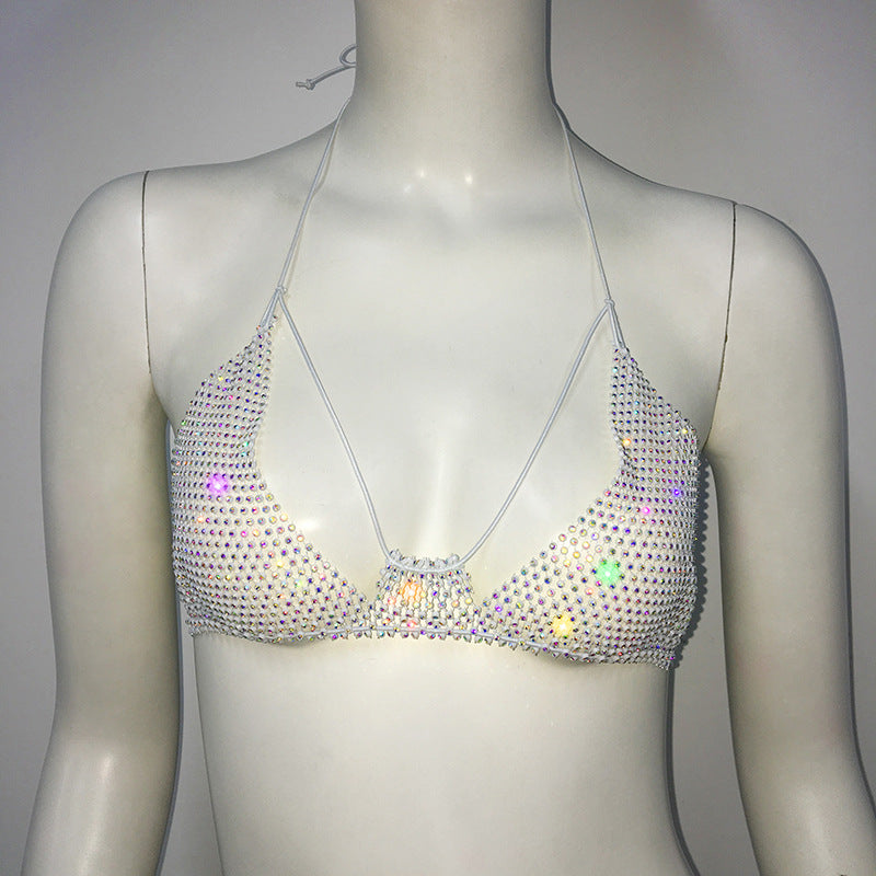 Rhinestone Strap Festival Outfit