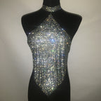 Off Shoulder Top Music Festival Carnival Body Chain