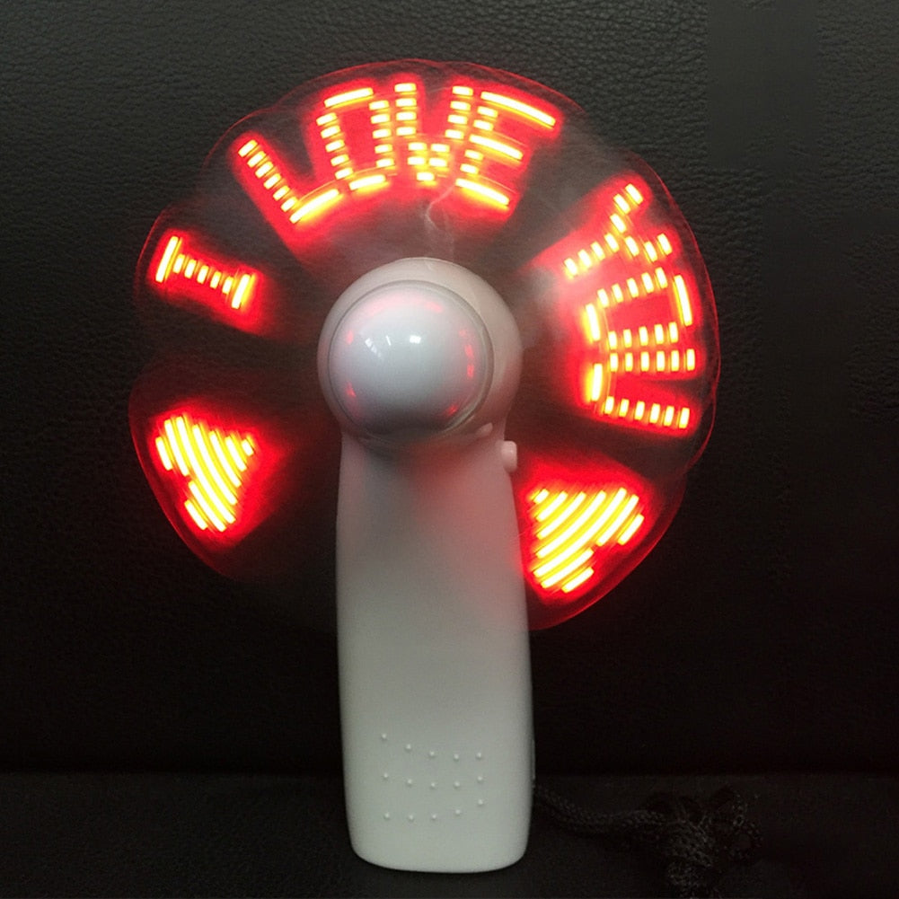 Handheld Flash Glow Fan