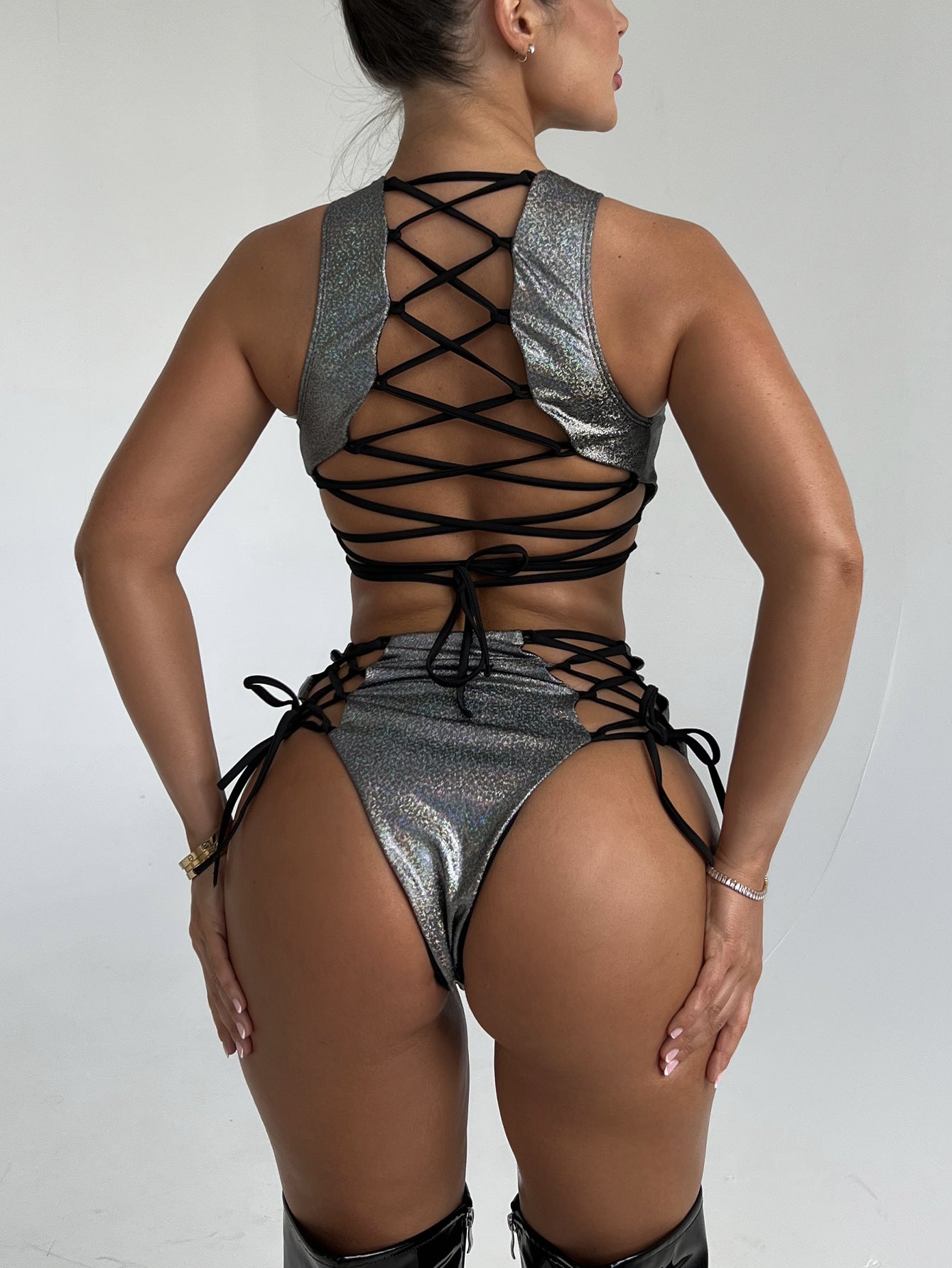 The New Bikini Swimsuit Halter Fission Rave