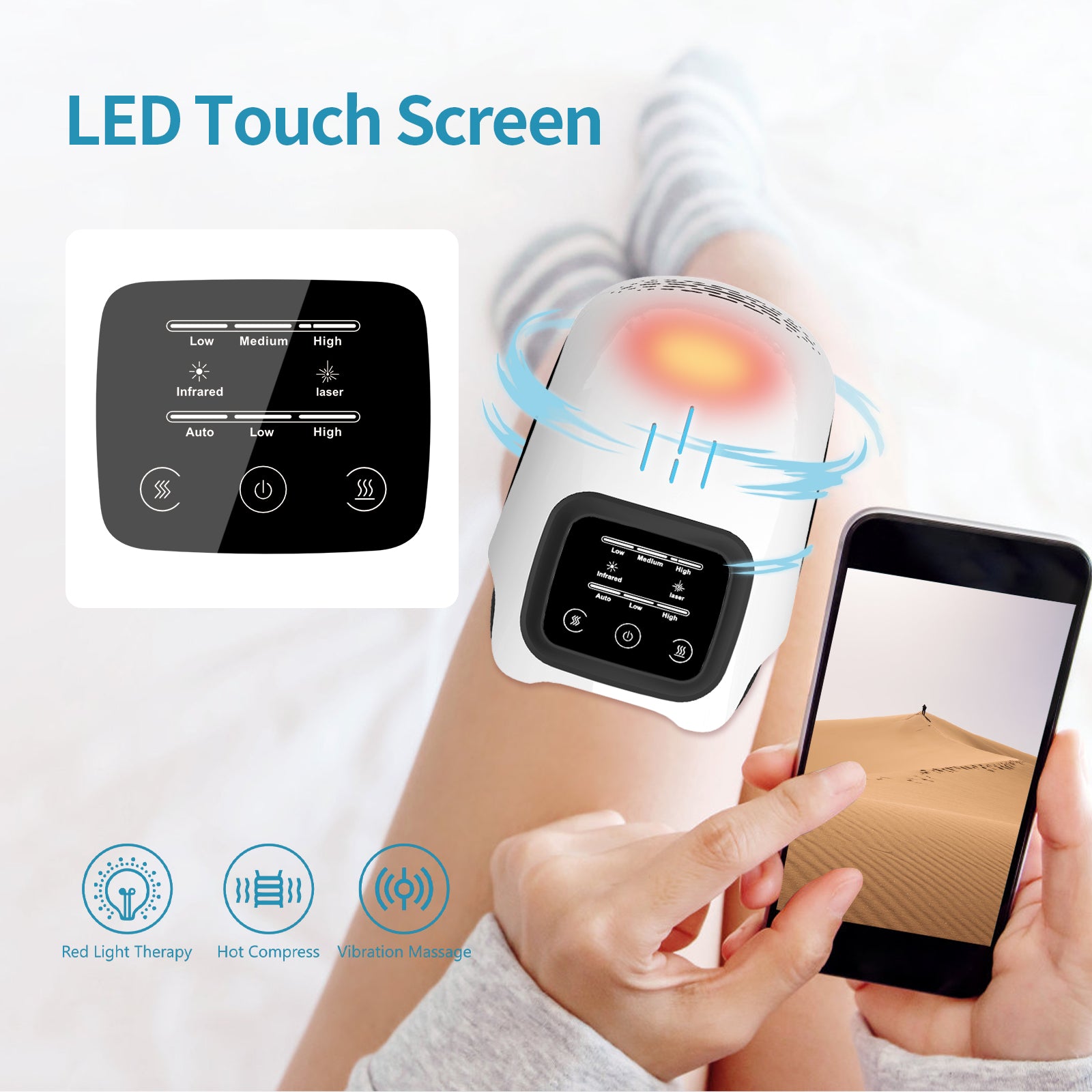 LVRX Infrared Knee Massager