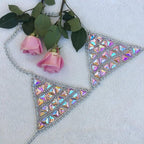 Belly Waist Chain & Bra Festival Set