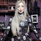 Skull Print Rave Dress
