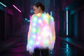 LED Faux Fur Rave Jacket