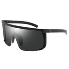 Oversized Moto Shield Shades
