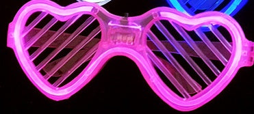 Glow Bar Disco Glasses Heart Heart Cold Light