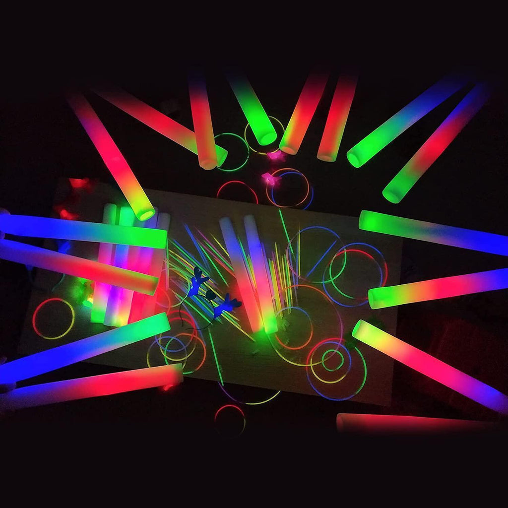 10pcs LED Foam Glow Sticks Party Wedding Flashing LED Light Stick Light-up Wand