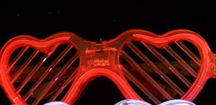 Glow Bar Disco Glasses Heart Heart Cold Light