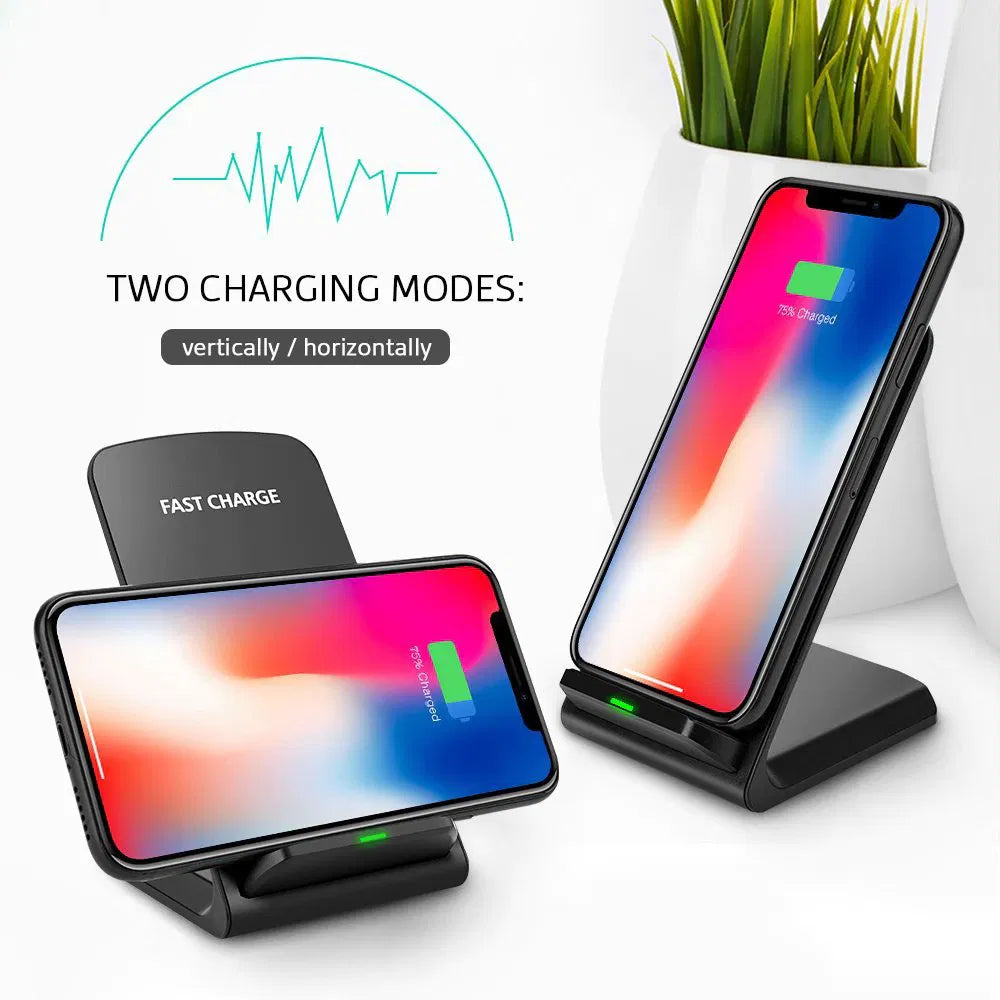 Qi Wireless Fast Charger Charging Pad Stand Dock For Galaxy Phone