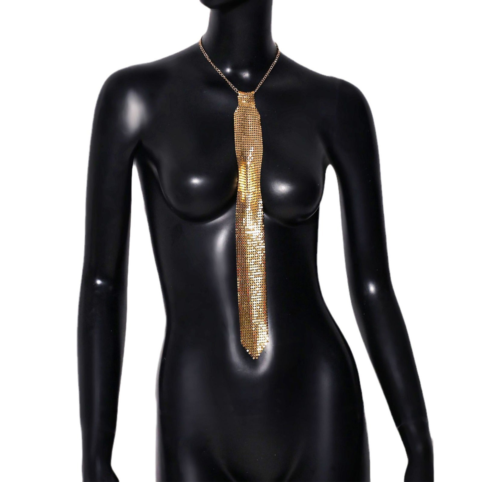 Sequin Metal Festival Tie