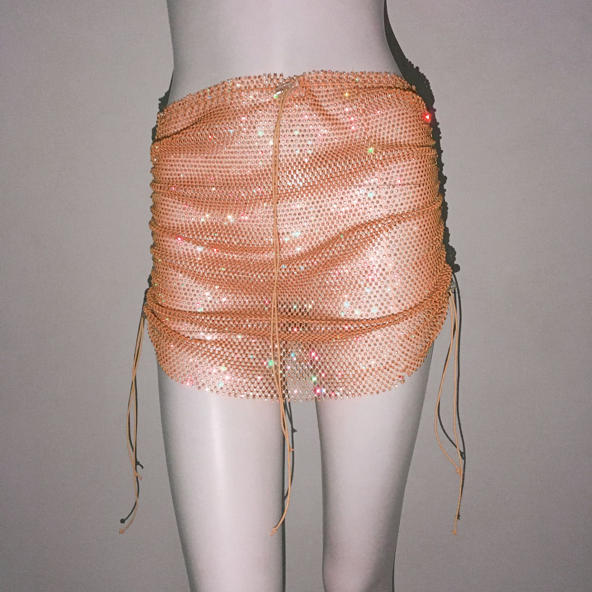 Rhinestone Strap Festival Outfit