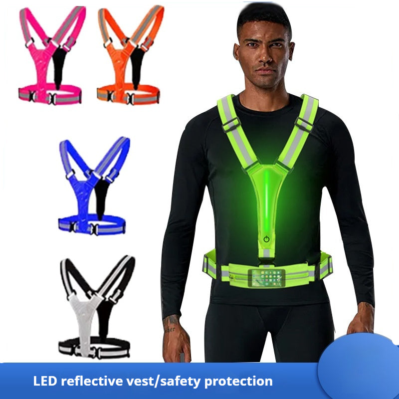 Neon Reflective Run Vest