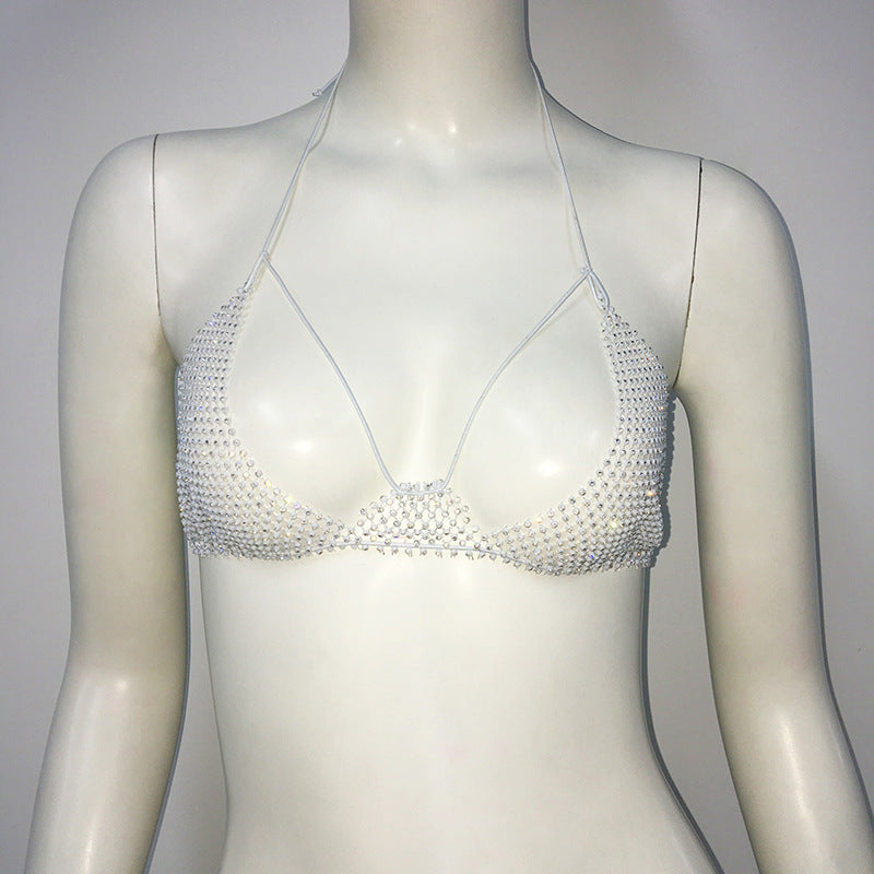 Rhinestone Strap Festival Outfit